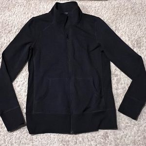 DanskinNow black cotton blend active full zip